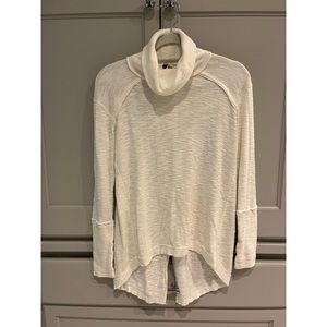 Free People White Turtleneck